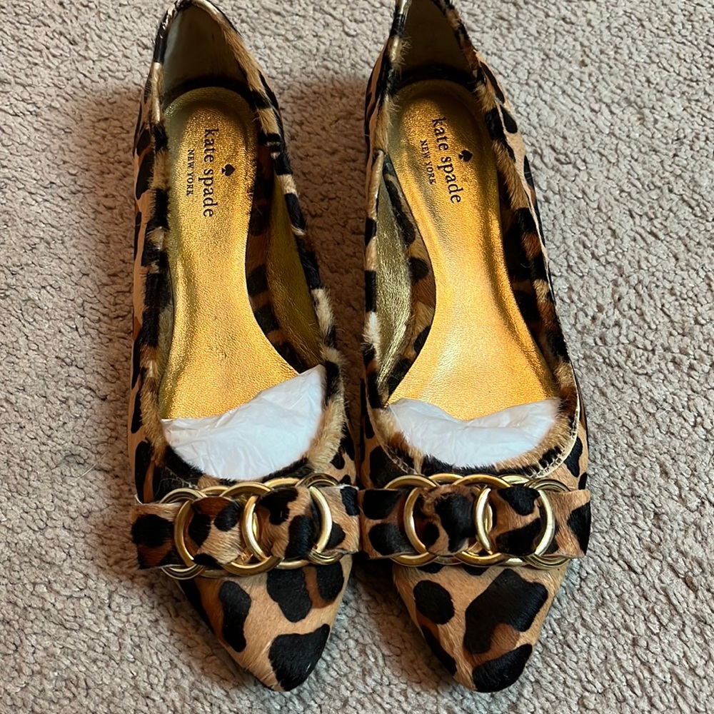 Kate Spade Leopard Flats
